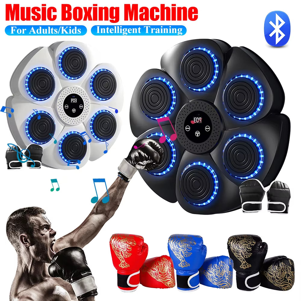 Smart Bluetooth Music Boxing Machine Musical Wall Boxing Machine Wall Target Hanging Sandbag Reaction Training Punching Bag