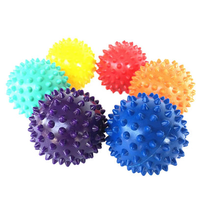 PVC Spiky Massage Ball Trigger Point Sport Fitness Hand Foot Pain Stress Relief Muscle Relax Ball