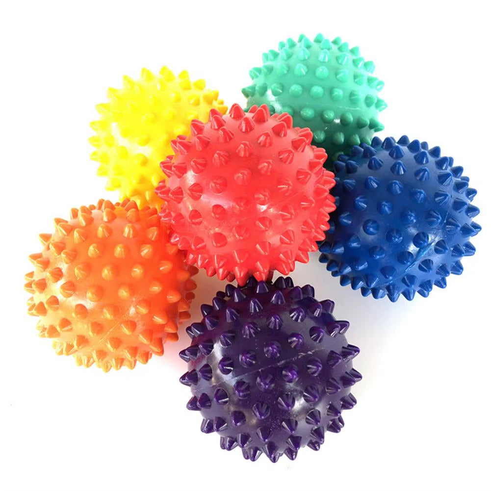 PVC Spiky Massage Ball Trigger Point Sport Fitness Hand Foot Pain Stress Relief Muscle Relax Ball