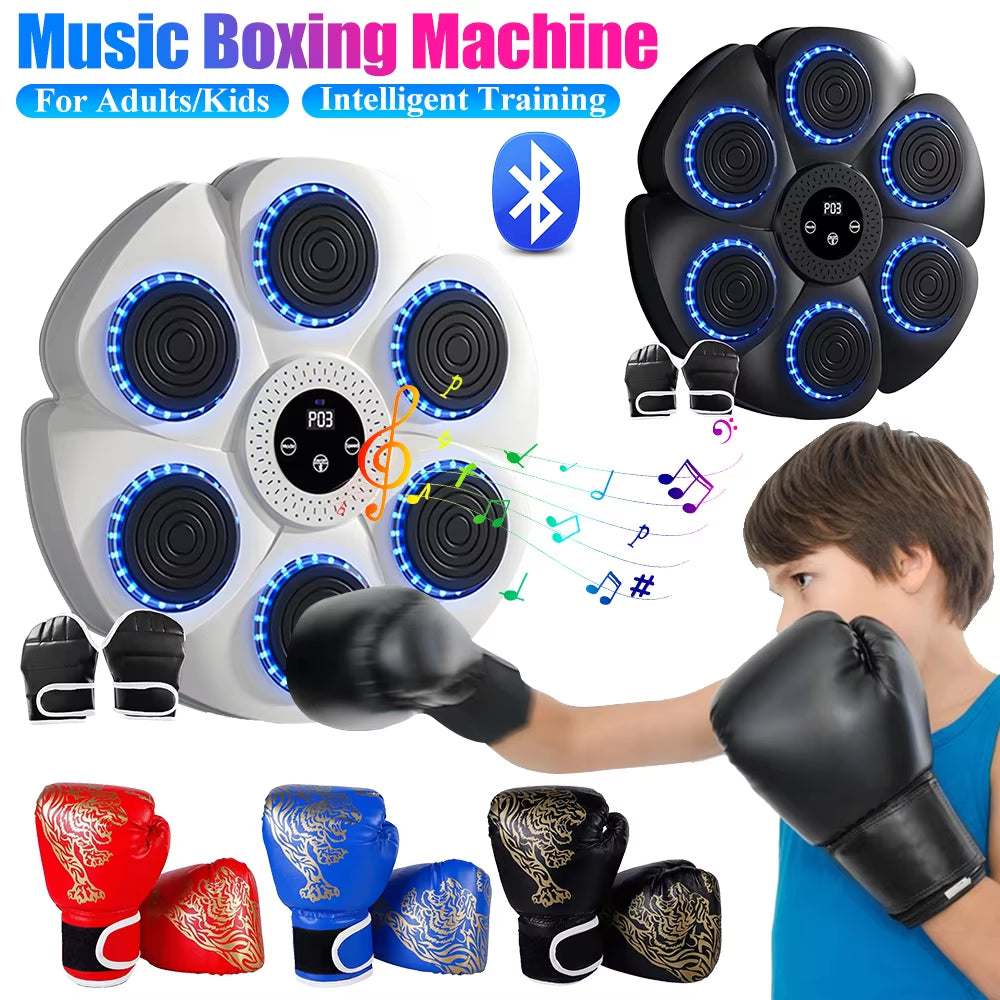 Smart Bluetooth Music Boxing Machine Musical Wall Boxing Machine Wall Target Hanging Sandbag Reaction Training Punching Bag