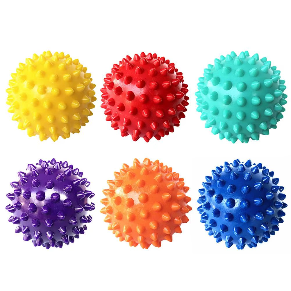 PVC Spiky Massage Ball Trigger Point Sport Fitness Hand Foot Pain Stress Relief Muscle Relax Ball